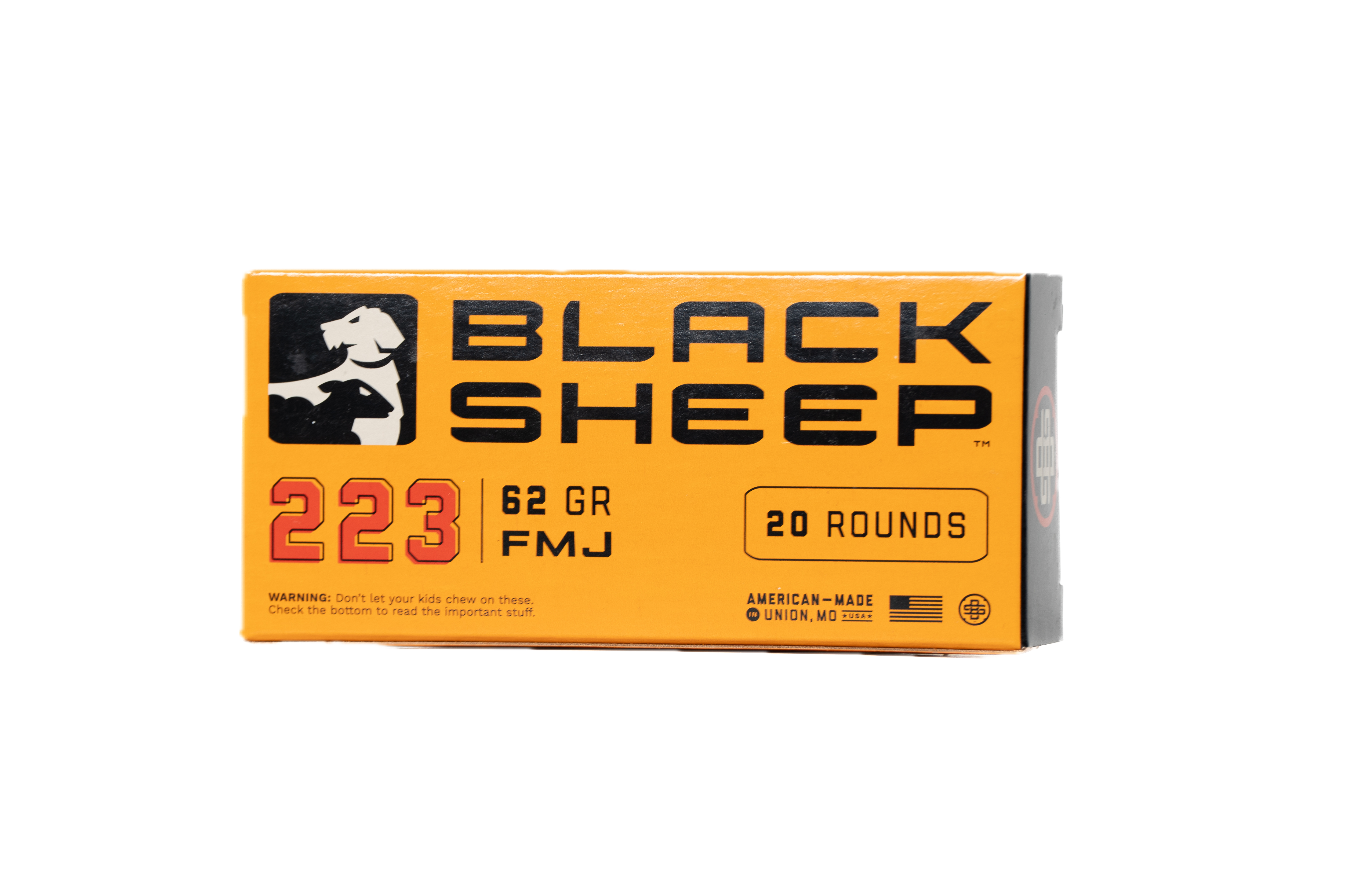 Box of .223 62 grain FMJ rounds